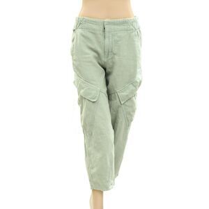 Anthropologie Pilcro Utility Cargo Pants Tapered Mid Waisted Cotton M NWD 277857